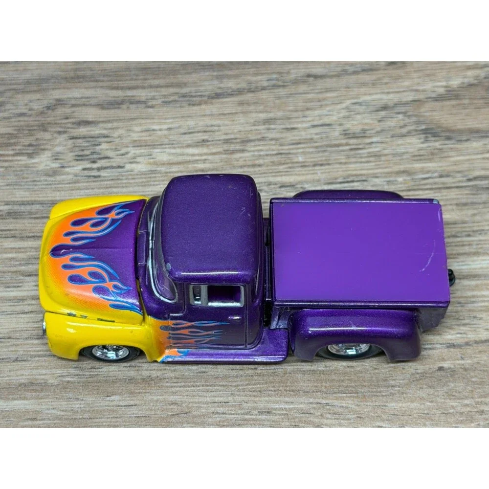 Hot Wheels Collectibles 1999 Black Box 1956 Ford F-100 Pickup Purple w/Flames